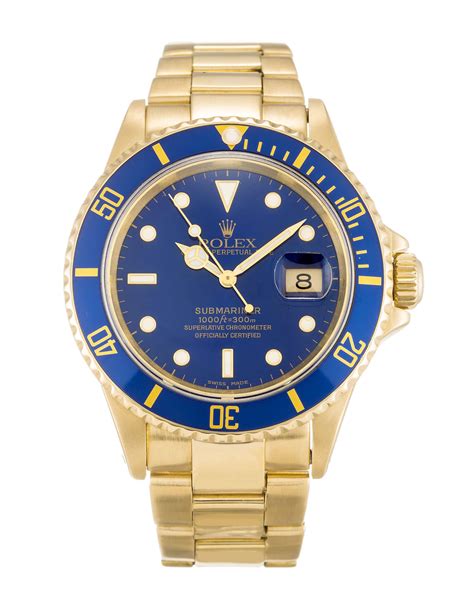 rolex submariner gold blue replica|rolex submariner cheaper alternative.